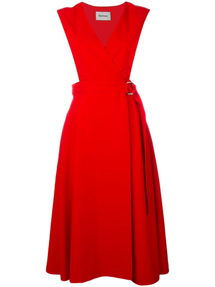 Harmony Paris Ruthy Dress, Women's, Size: 36, Red, Cotton/viscose