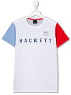 Hackett Kids Logo Printed T-shirt - White