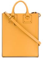 Sophie Hulme Elongated Tote Bag - Yellow & Orange