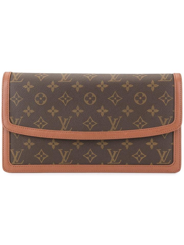 Louis Vuitton Vintage Damme Gm Clutch - Brown