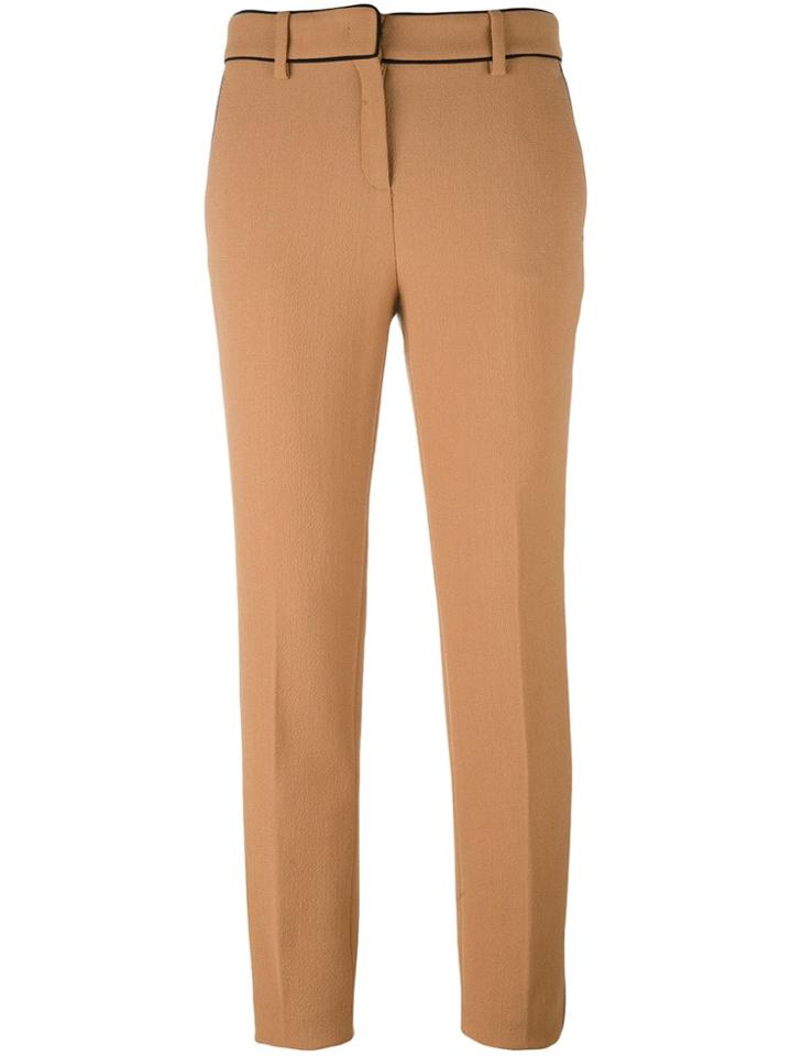 Fausto Puglisi Straight Trousers - Nude & Neutrals