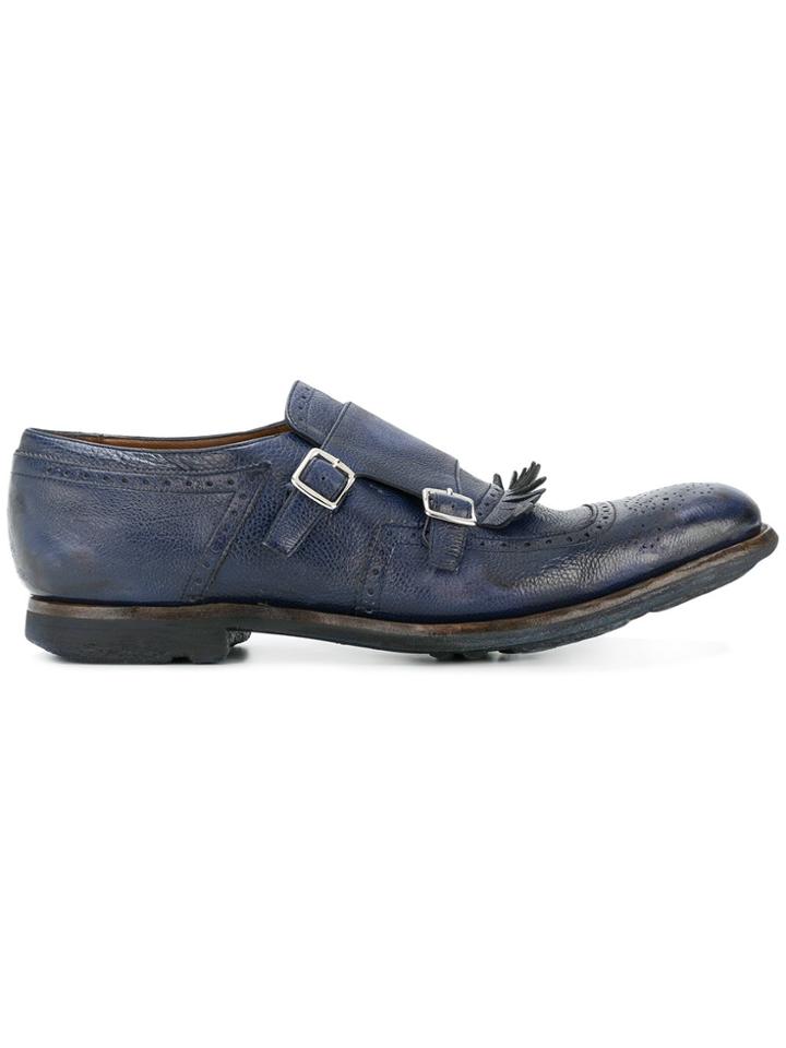 Church's Monk Derby Shoes - Blue
