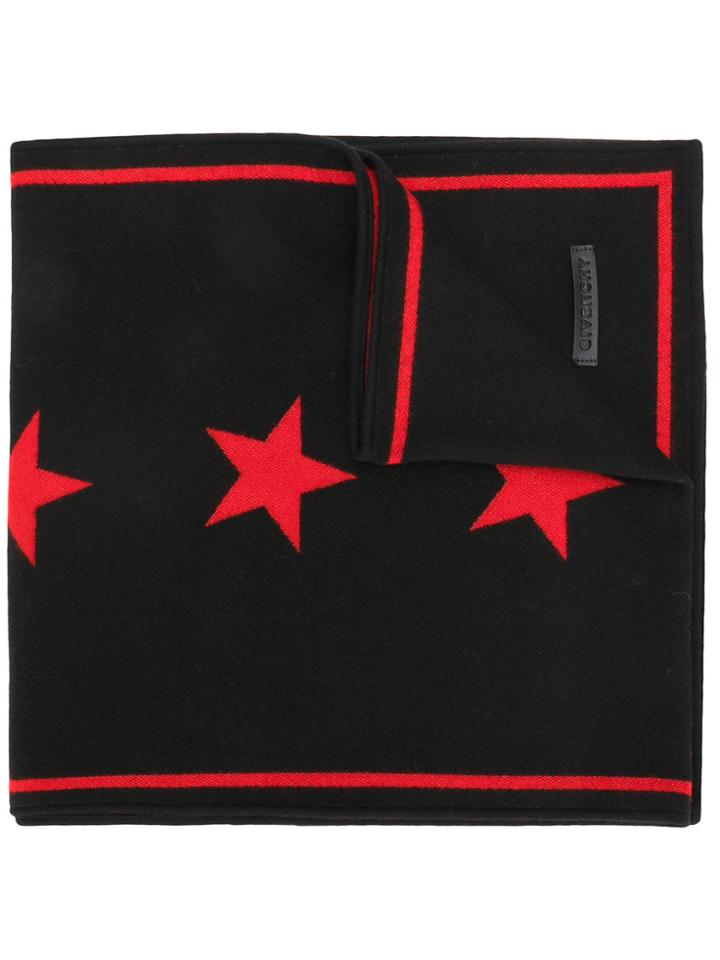 Givenchy Star Knit Scarf - Black