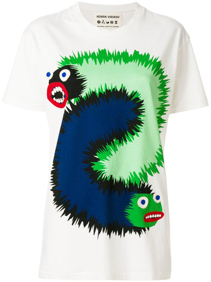Henrik Vibskov Graphic Print T-shirt - White