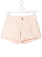 Chloé Kids Horse Embroidered Shorts - Pink