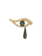 Ileana Makri Evil Eye Earring - Metallic