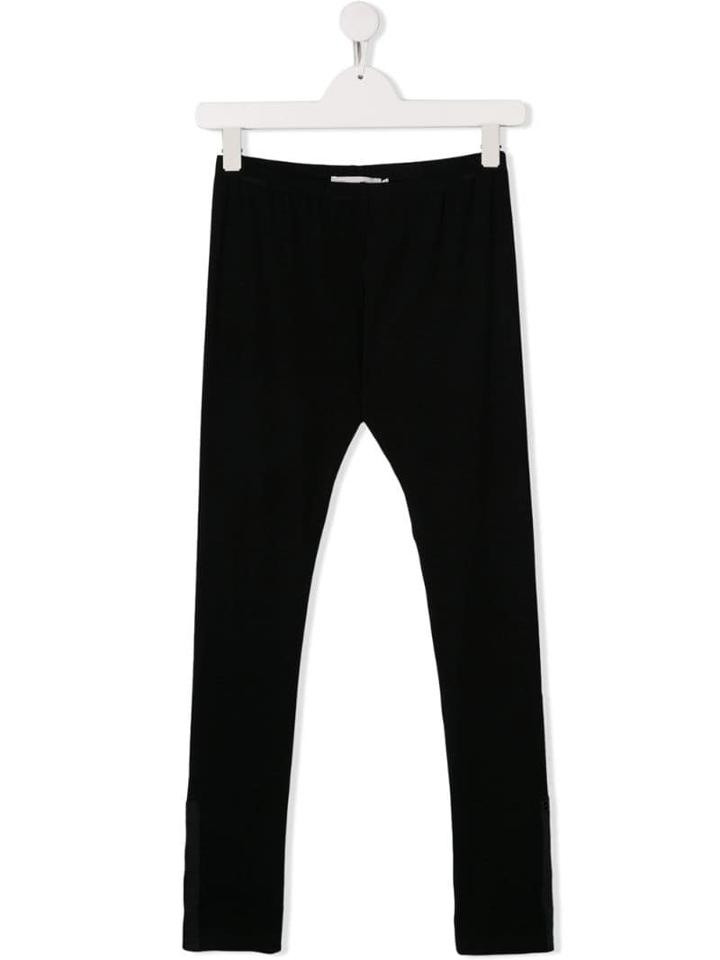 Baby Dior Teen Button Trim Trousers - Black