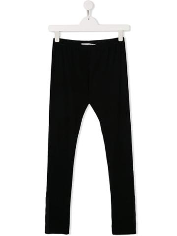 Baby Dior Teen Button Trim Trousers - Black