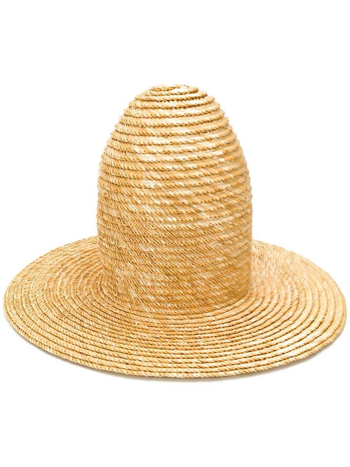 A.w.a.k.e. High Straw Hat - Neutrals