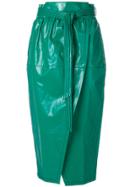 Philosophy Di Lorenzo Serafini Wrap Around Midi Skirt - Green