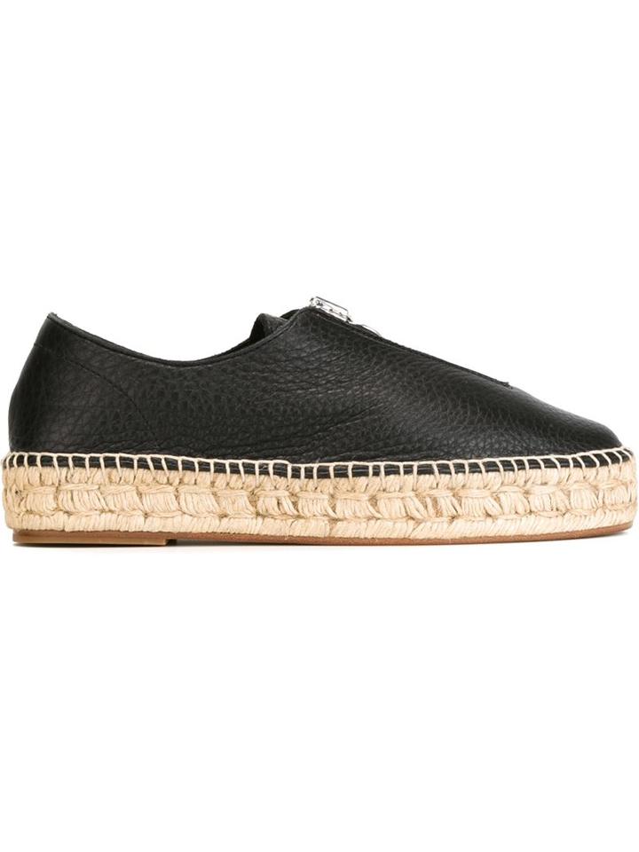 Alexander Wang Devon Espadrilles, Women's, Size: 37, Black, Leather