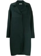Odeeh Oversized Single-breasted Coat - Green