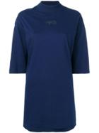 Y-3 Oversized Layered Hem T-shirt - Blue