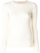 Zanone Round Neck Sweater - White