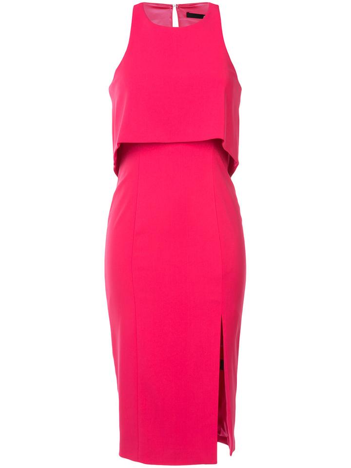 Jay Godfrey - Layered Dress - Women - Polyester/spandex/elastane - 4, Pink/purple, Polyester/spandex/elastane