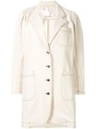 Ingorokva Lynette Long-line Jacket - White