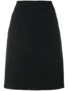 Chanel Vintage Pocket Detail A-line Skirt - Black