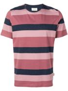 Oliver Spencer Striped Short-sleeve T-shirt - Pink