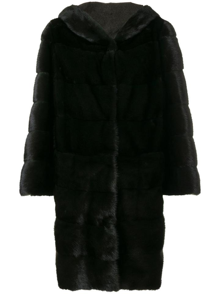 Arma Classic Oversized Coat - Green