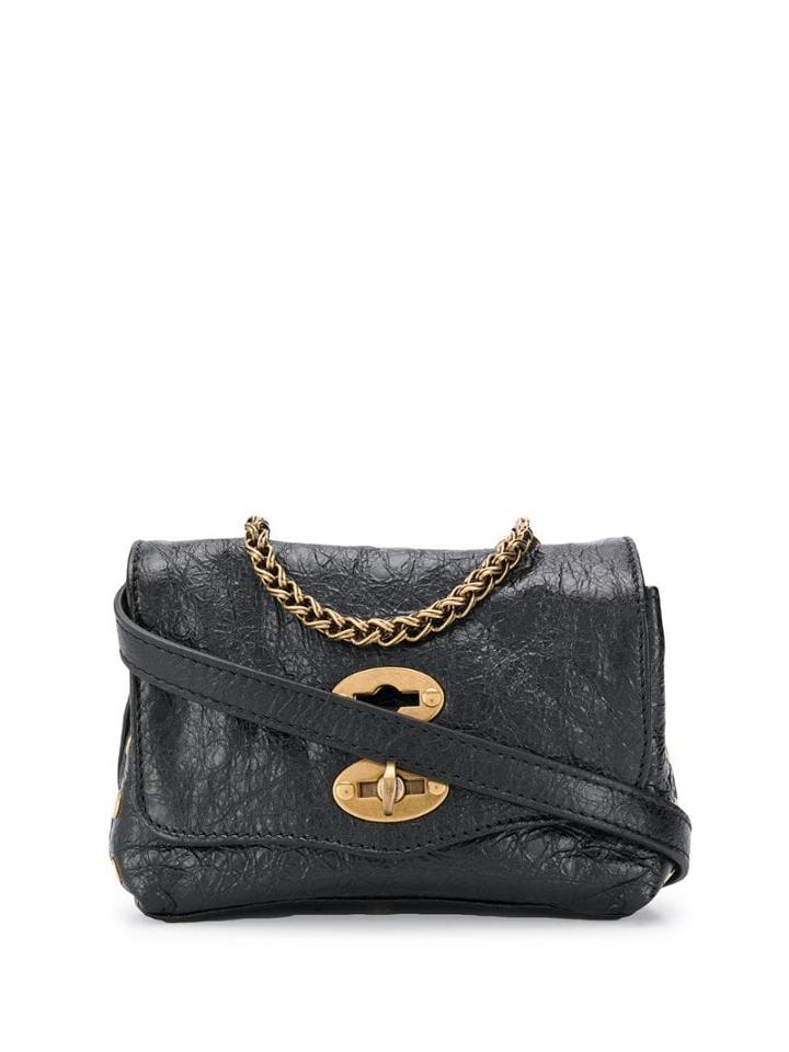 Zanellato Leather Mini Tote - Black