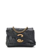 Zanellato Leather Mini Tote - Black