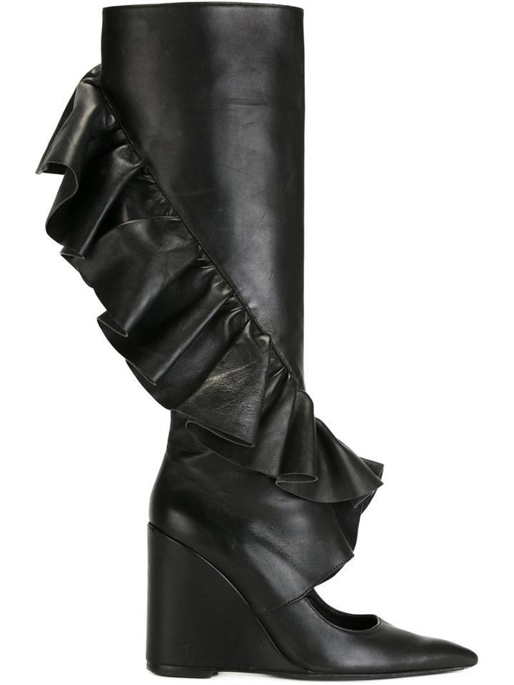 J.w.anderson Ruffle Detail Wedge Boots
