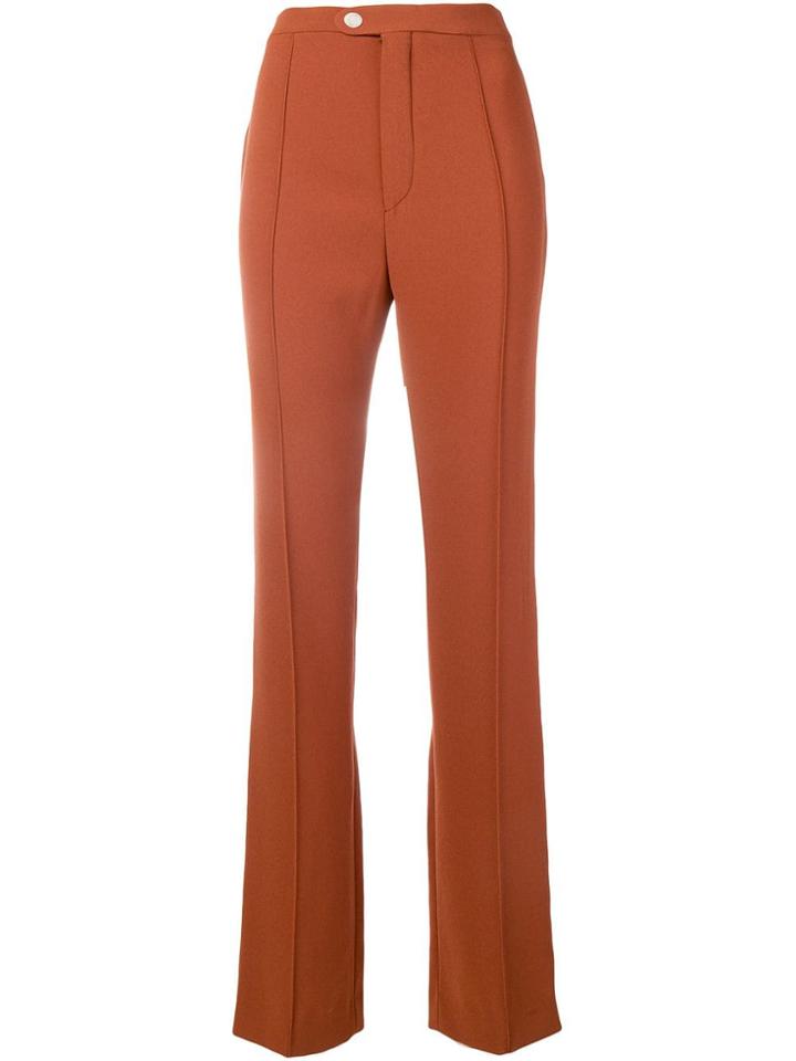 Chloé Bootcut Trousers - Brown