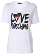 Love Moschino Classic Logo T-shirt - White