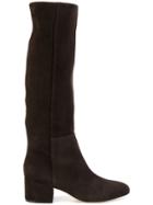 Sergio Rossi Panelled Boots - Brown