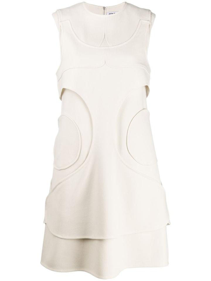 Courrèges Layered Style Dress - Neutrals