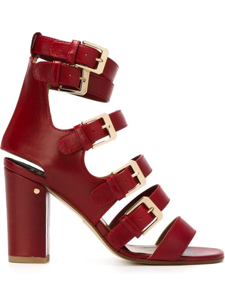 Laurence Dacade Dana Sandals, Women's, Size: 38.5, Red, Leather