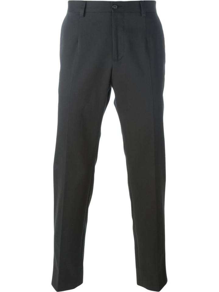 Dolce & Gabbana Tailored Trousers, Men's, Size: 48, Grey, Cotton