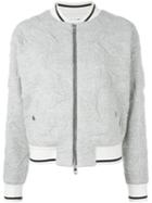 Rag & Bone /jean Striped Cuffs Textured Bomber