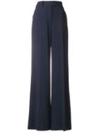 Paule Ka Creased Palazzo Trousers - Blue