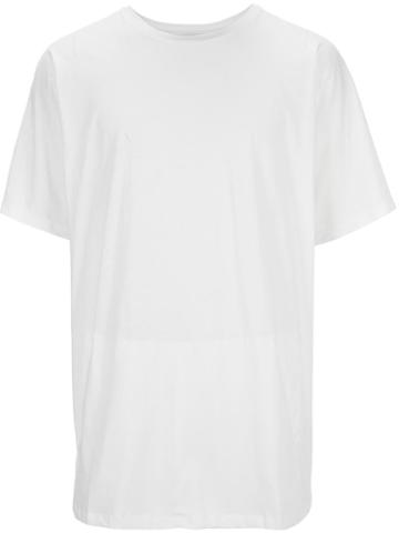 Ones Stroke Dolman Fit T-shirt, Men's, Size: L, White, Cotton