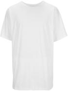 Ones Stroke Dolman Fit T-shirt, Men's, Size: L, White, Cotton