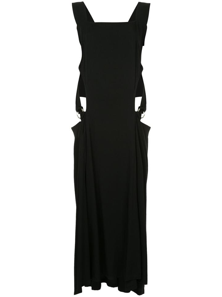 Yohji Yamamoto Vintage Cut Out Maxi Dress - Black