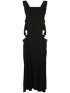Yohji Yamamoto Vintage Cut Out Maxi Dress - Black