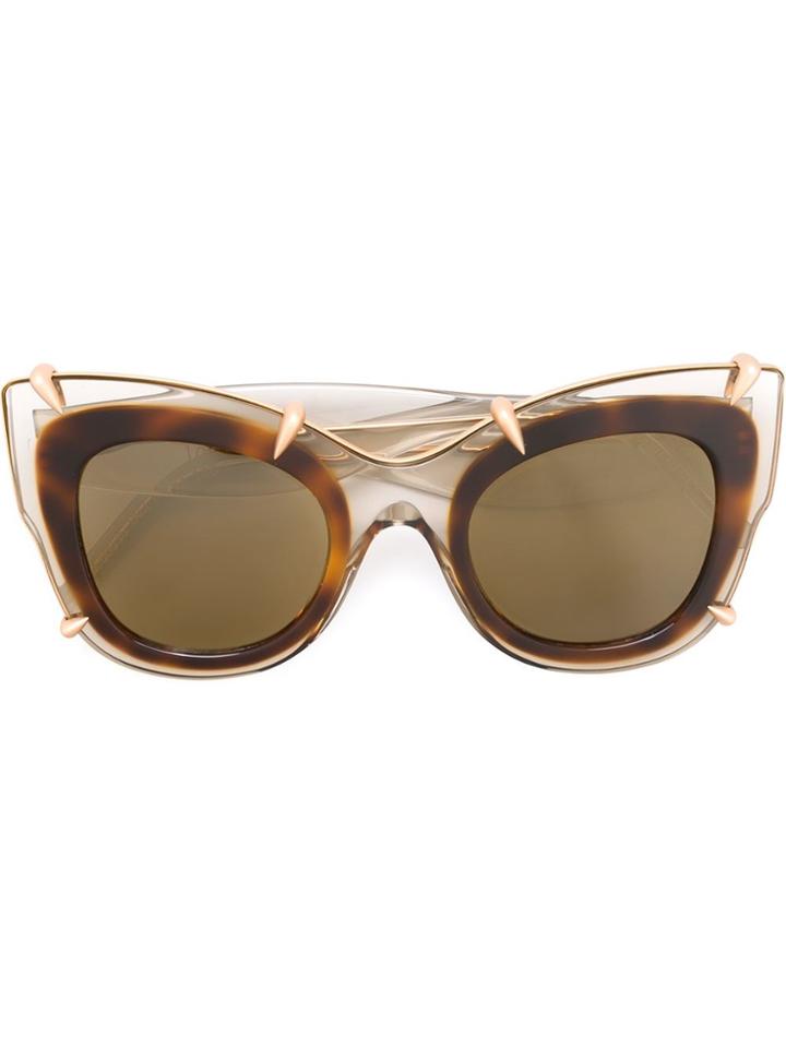 Pomellato Cat-eye Sunglasses - Nude & Neutrals