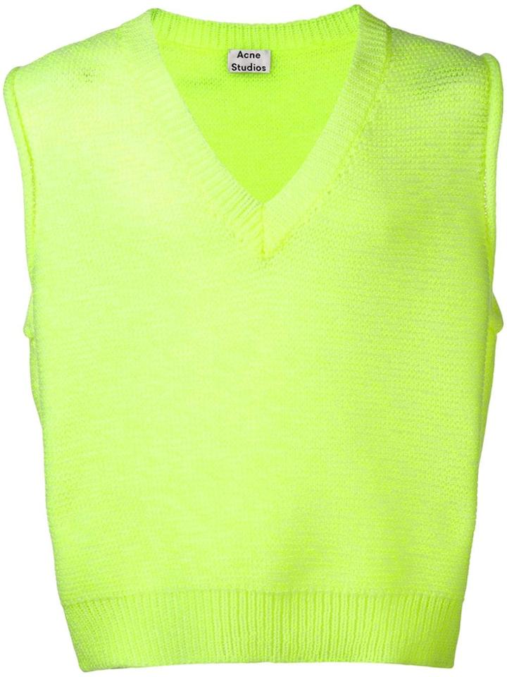 Acne Studios V-neck Sweater Vest - Green