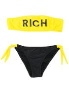 John Richmond Junior Bandeau Bikini - Yellow