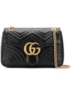 Gucci Gg Marmont Matelassé Bag - Black