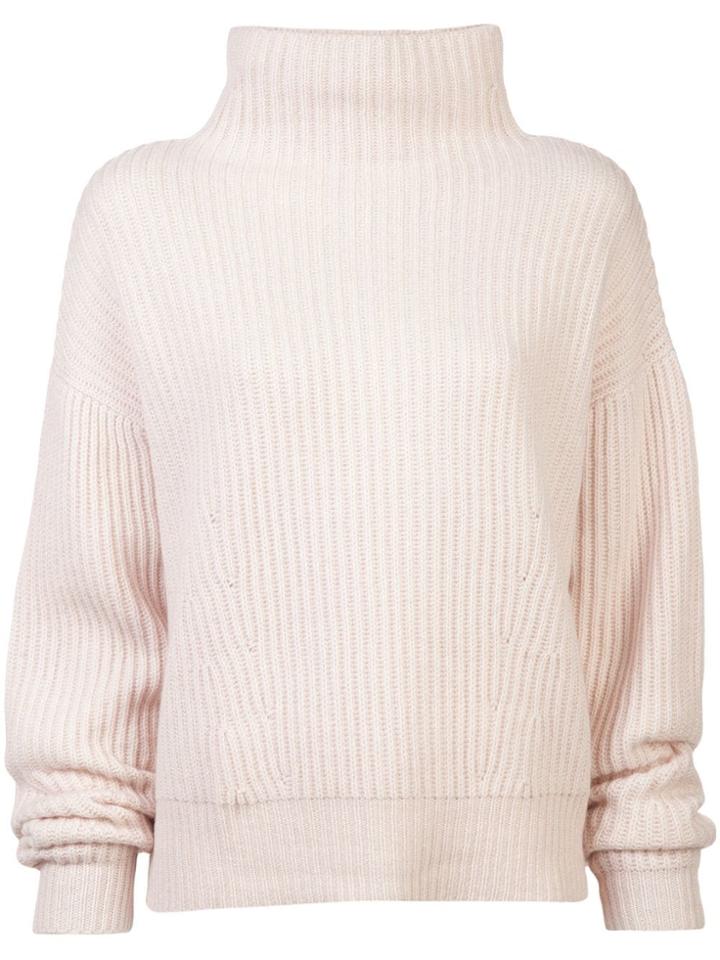 Le Kasha Turtle Neck Knit Jumper - Pink