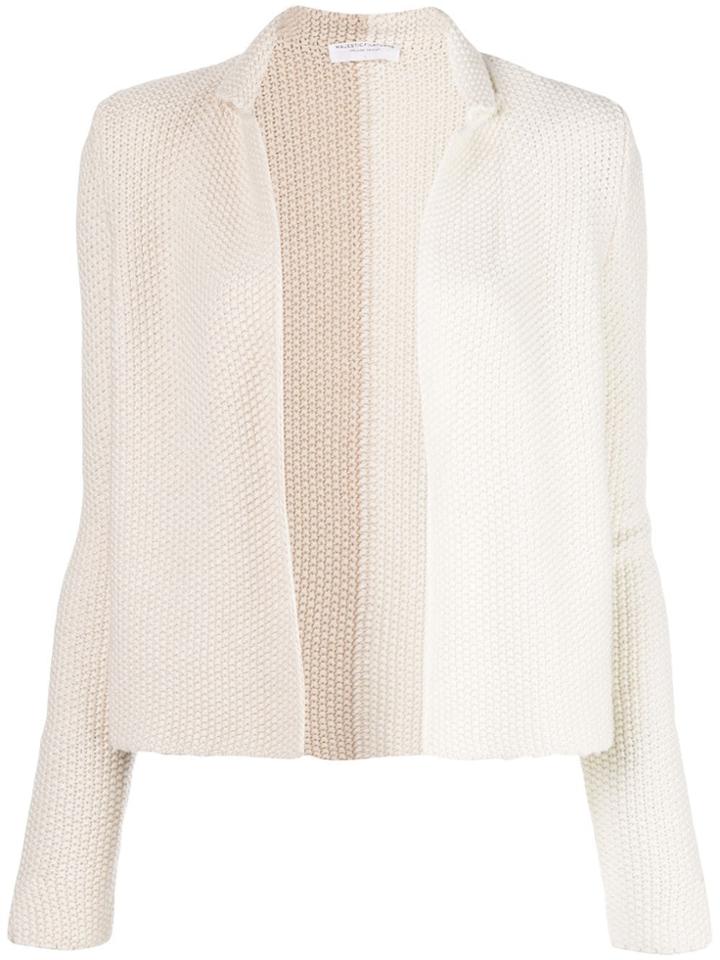 Majestic Filatures Open Front Cardigan - White