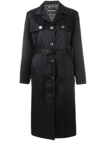 Louis Feraud Pre-owned Long Trench Coat - Black