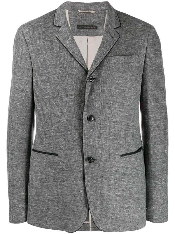 John Varvatos Single Breasted Blazer - Grey