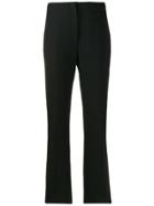 Prada Pre-owned 1990's High Rise Flared Trousers - Black