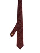Burberry Modern Cut Floral Spot Silk Tie - Red