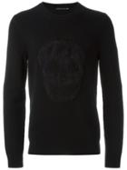 Alexander Mcqueen Peluche Skull Jumper - Black