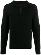 Emporio Armani Zipped Sweatshirt - Black